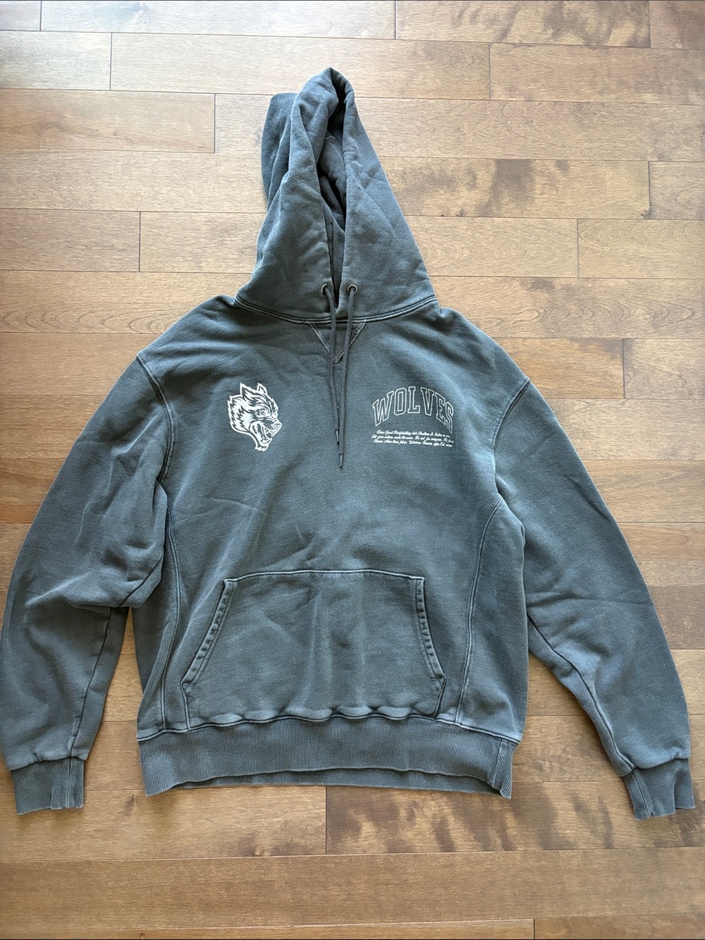 Darc Sport Wolves Hooded Sweatshirt - Charcoal